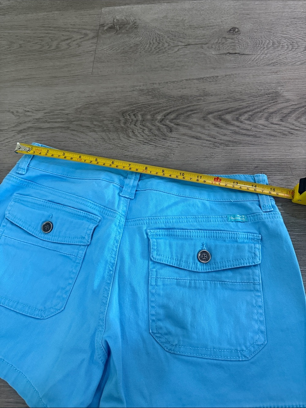 UNIONBAY Women's Aqua Blue Casual Shorts - Picture 5 of 5